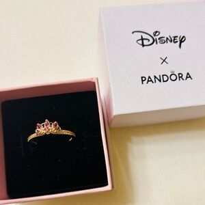 Disney x Pandora 14k Gold Plated RAPUNZEL Ring